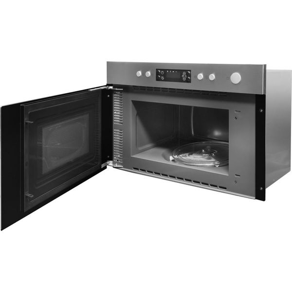 Indesit Mikrofalówka Do zabudowy MWI 3211 IX Stal nierdzewna Elektroniczny 22 MW 750 Perspective open