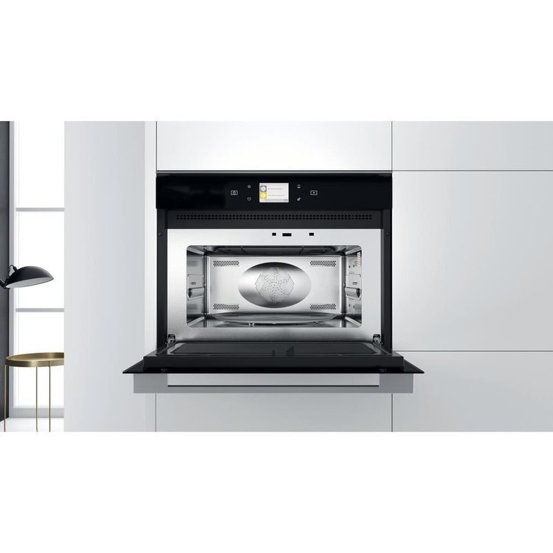 Whirlpool Mikrofalówka Do zabudowy W9 MW261 IXL Stal nierdzewna Elektroniczny 40 MW-Combi 900 Lifestyle frontal open