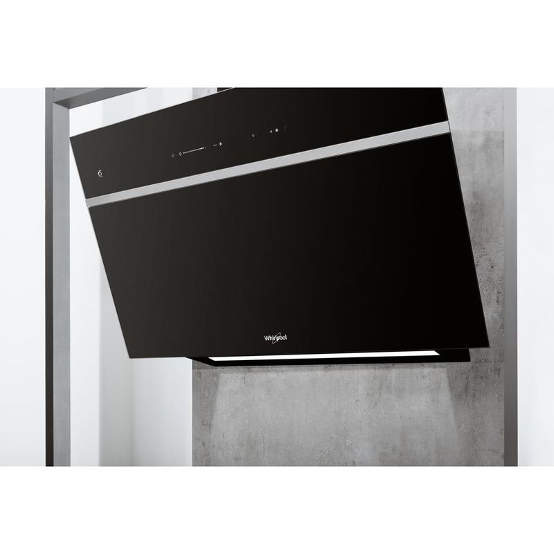 Whirlpool Okap Do zabudowy WHVS 90F LT C K Czarny Kominowy Elektroniczny Lifestyle perspective