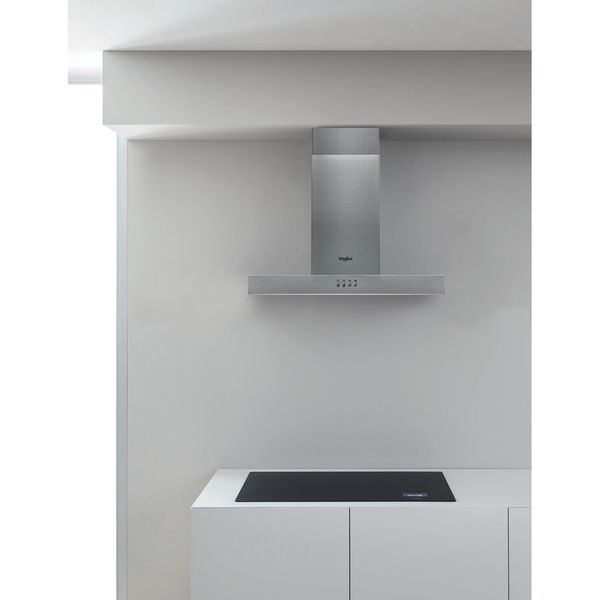 Whirlpool Okap Do zabudowy AKR 558/3 IX Inox Kominowy Mechaniczny Lifestyle frontal