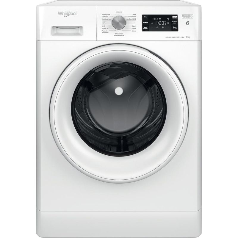 Whirlpool Pralka Wolnostojące FFB 6238 W PL Biel Ładowany od frontu D Frontal