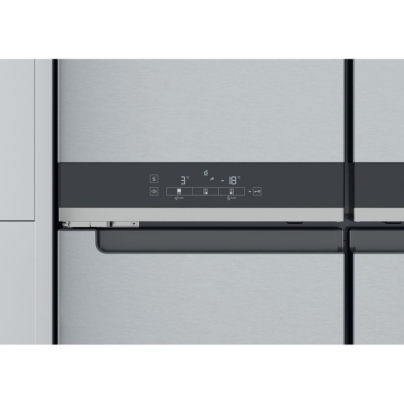 Whirlpool-Side-by-Side-Wolnostojące-WQ9-U2L-Inox-Look-Lifestyle-control-panel