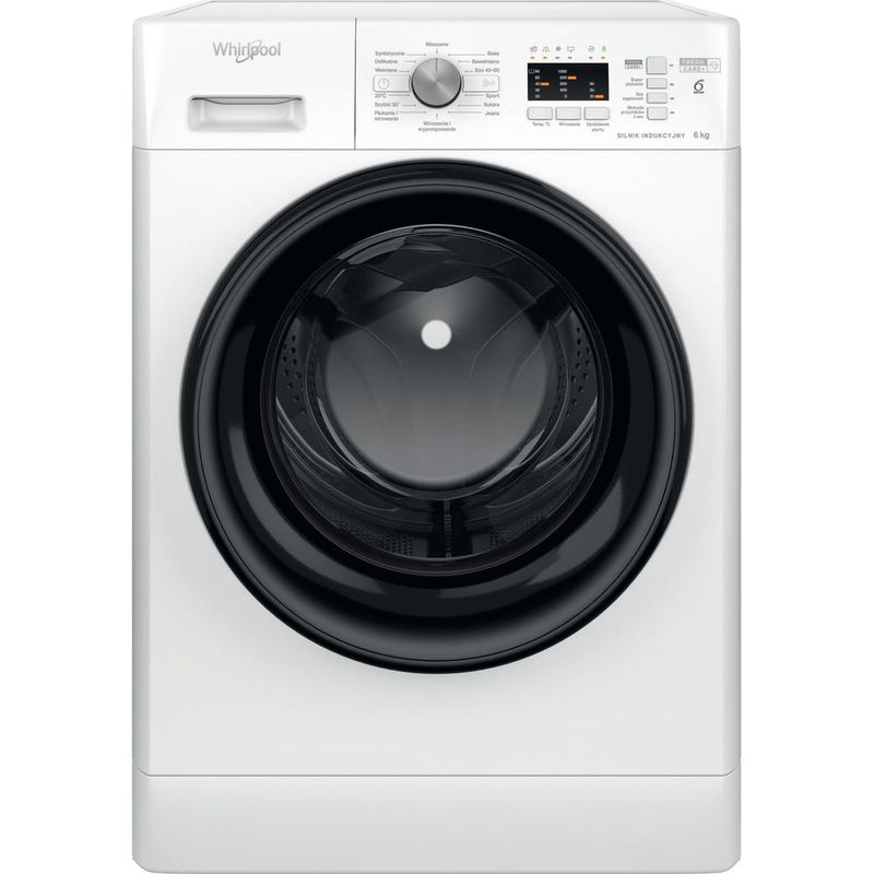 Whirlpool Pralka Wolnostojące FFL 6038 B PL Biel Ładowany od frontu D Frontal