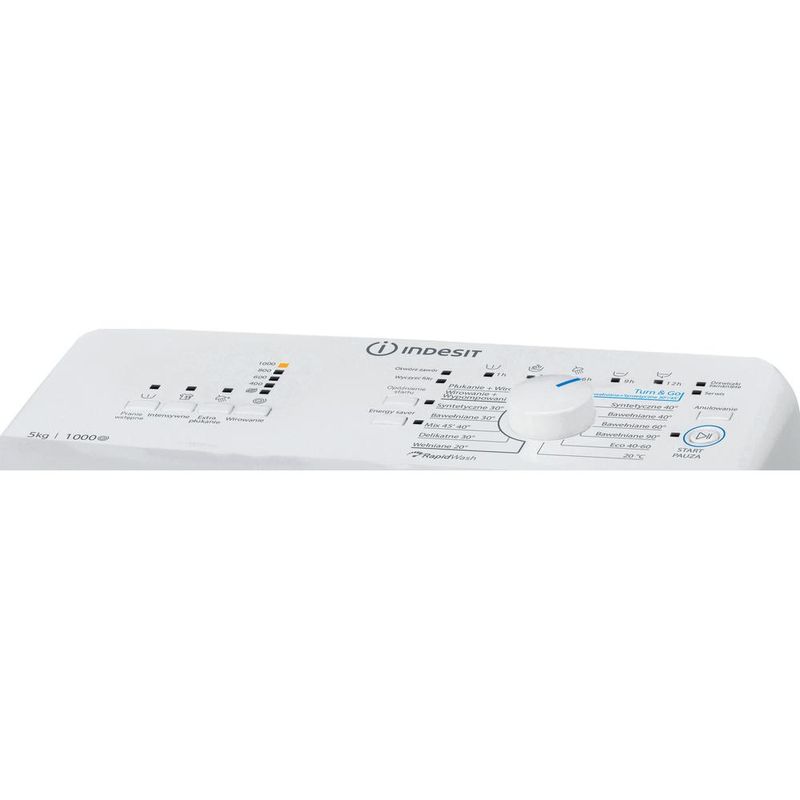 Indesit-Pralka-Wolnostojące-BTW-L50300-PL-N-Biel-Ładowana-od-gory-D-Control-panel