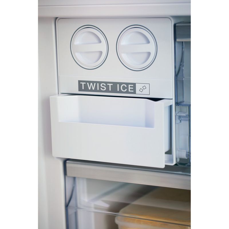 Whirlpool Lodówka z zamrażarką Wolnostojące W84BE 72 X 2 Inox Dwudrzwiow(y)a Lifestyle control panel