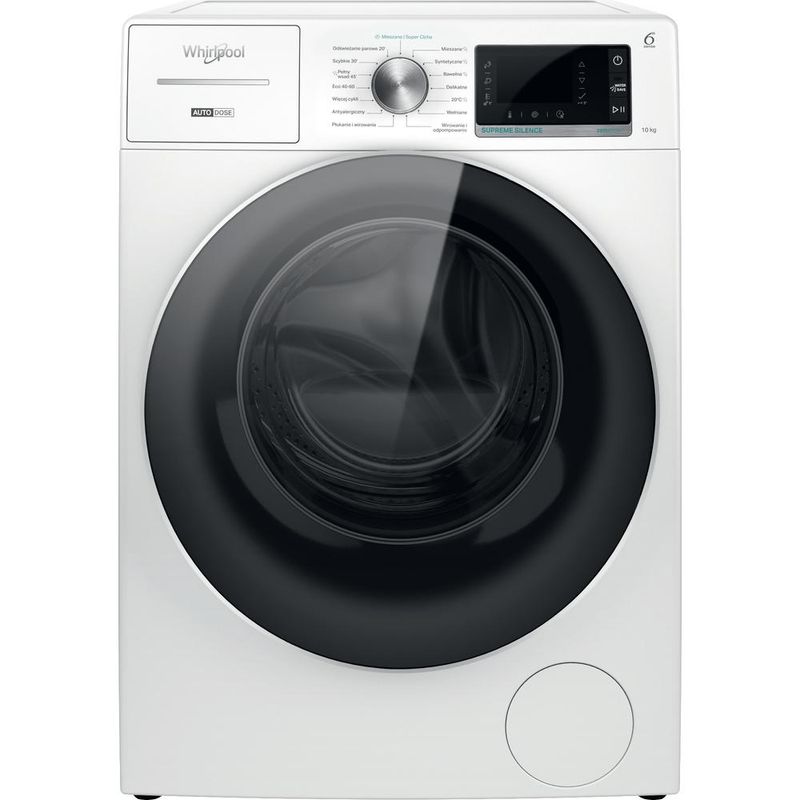 Whirlpool Pralka Wolnostojące W8 W046WR PL Biel Ładowany od frontu A Frontal