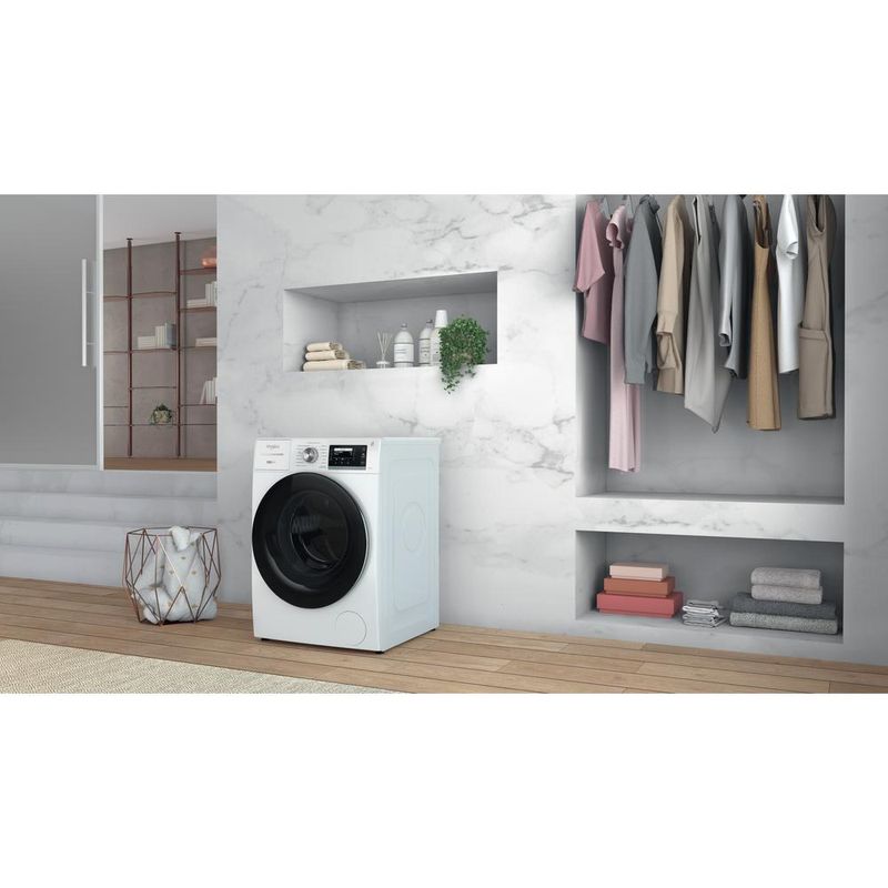 Whirlpool Pralka Wolnostojące W8 W046WR PL Biel Ładowany od frontu A Lifestyle perspective