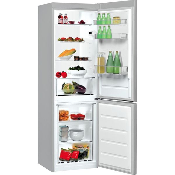 Indesit-Lodowka-z-zamrażarką-Wolnostojące-LI8-S1E-X-Inox-Dwudrzwiow-y-a-Perspective-open