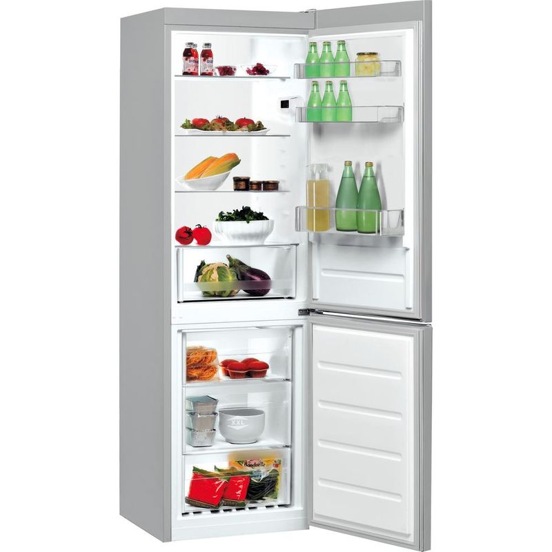 Indesit-Lodowka-z-zamrażarką-Wolnostojące-LI8-S1E-X-Inox-Dwudrzwiow-y-a-Perspective-open