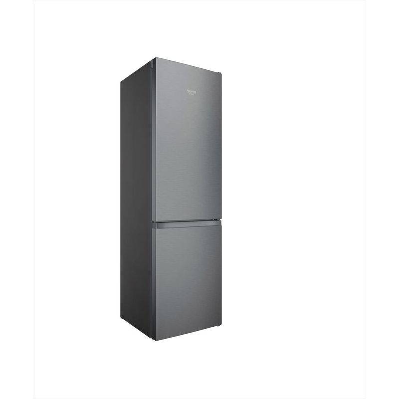 Hotpoint_Ariston Chłodziarka/zamrażarka Wolnostojący HAFC9 TA33SX O3 Saturn Steel Dwudrzwiow(y)a Perspective