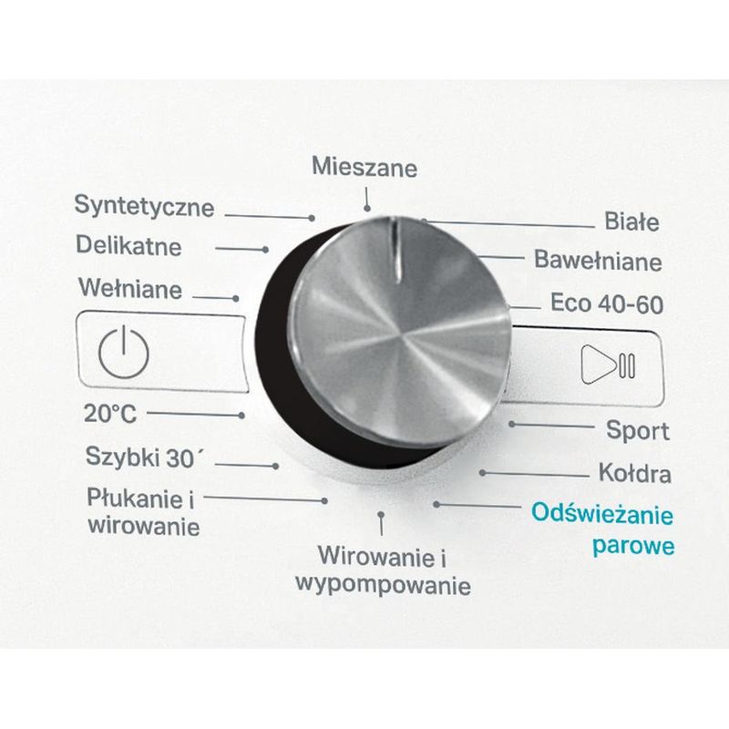 Whirlpool Pralka Wolnostojące FFB 8258 BSV PL Biel Ładowany od frontu B Control panel