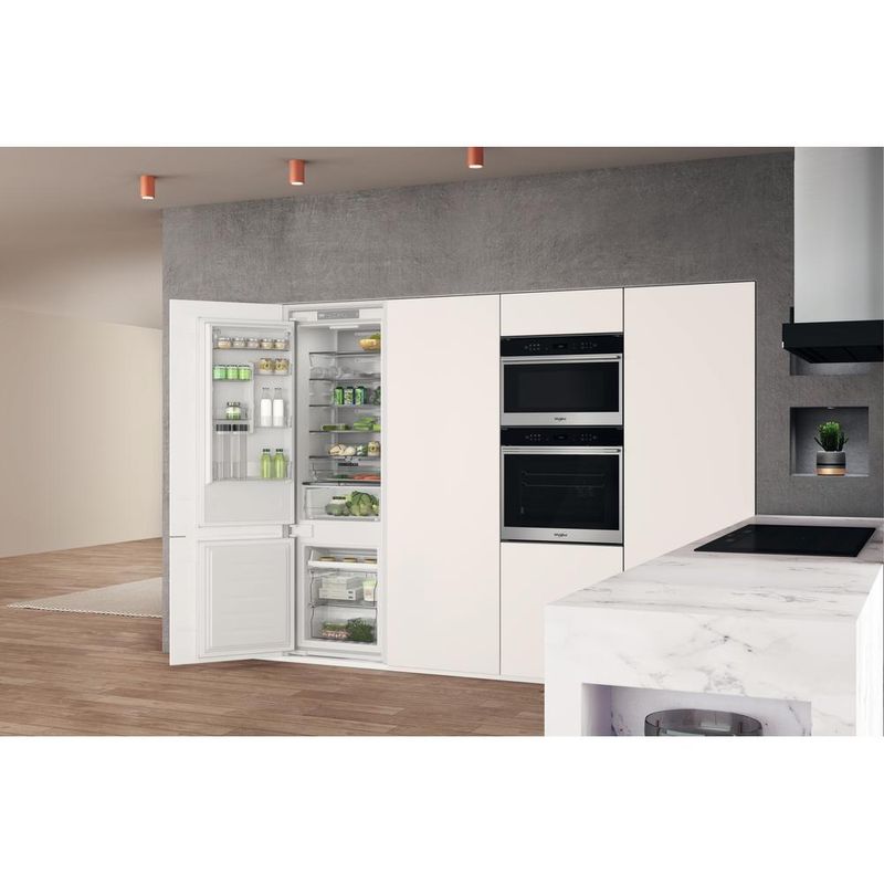 Whirlpool Lodówka z zamrażarką Do zabudowy WHC20 T352 Biel Dwudrzwiow(y)a Lifestyle perspective open