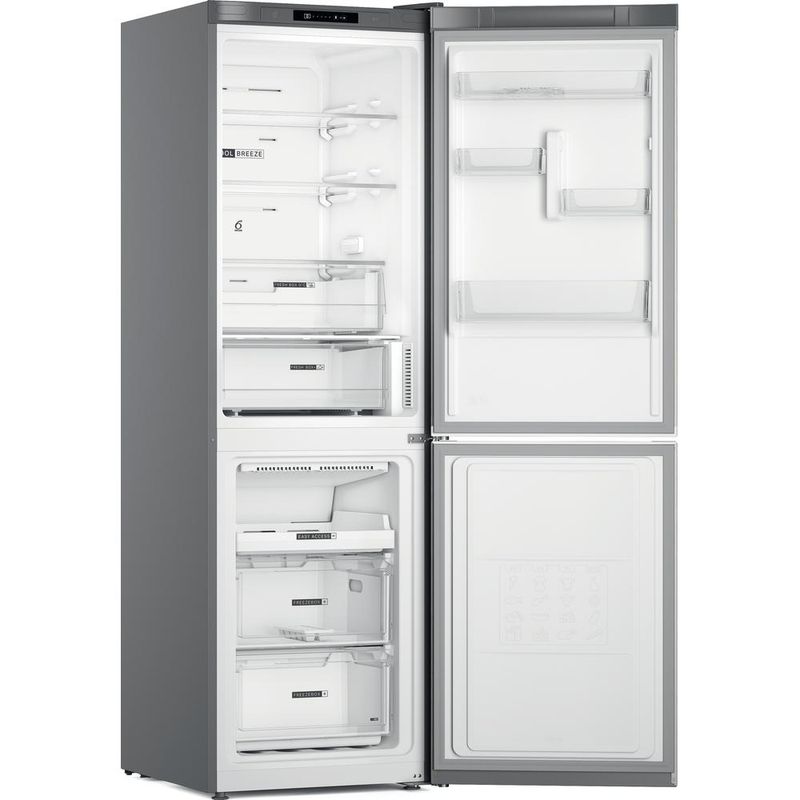 Whirlpool-Lodowka-z-zamrażarką-Wolnostojące-W7X-82I-OX-Optic-Inox-Dwudrzwiow-y-a-Perspective-open