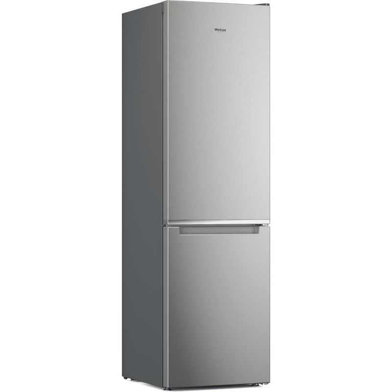 Whirlpool Lodówka z zamrażarką Wolnostojące W7X 93A OX 1 Optic Inox Dwudrzwiow(y)a Perspective