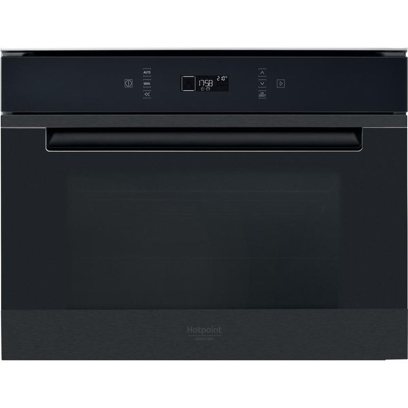 Hotpoint_Ariston Kuchenka mikrofalowa Zabudowa MP 776 BMI HA Black Anodized Elektroniczny 40 MW-Combi 900 Frontal