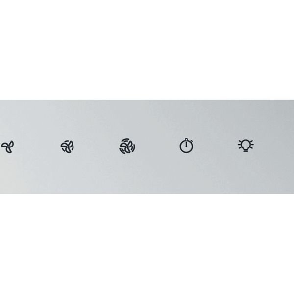 Whirlpool Okap Do zabudowy WHVP 62F LT W Biel Wolnostojące Elektroniczny Control panel