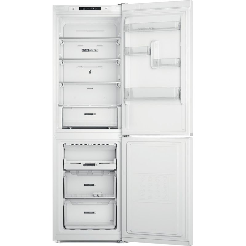 Whirlpool-Lodowka-z-zamrażarką-Wolnostojące-W7X-81I-W-Biały-Dwudrzwiow-y-a-Frontal-open
