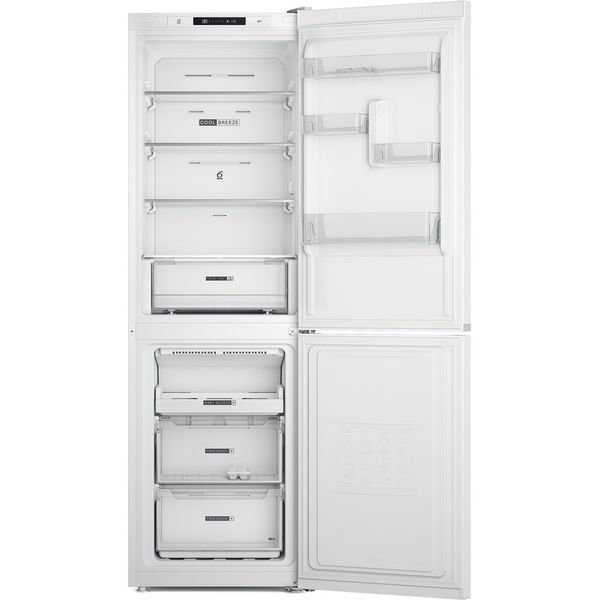 Whirlpool-Lodowka-z-zamrażarką-Wolnostojące-W7X-82I-W-Biały-Dwudrzwiow-y-a-Frontal-open