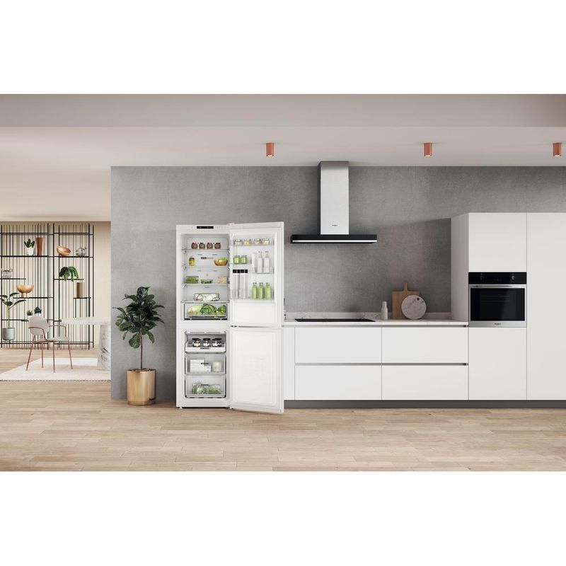 Whirlpool-Lodowka-z-zamrażarką-Wolnostojące-W7X-82I-W-Biały-Dwudrzwiow-y-a-Lifestyle-frontal-open