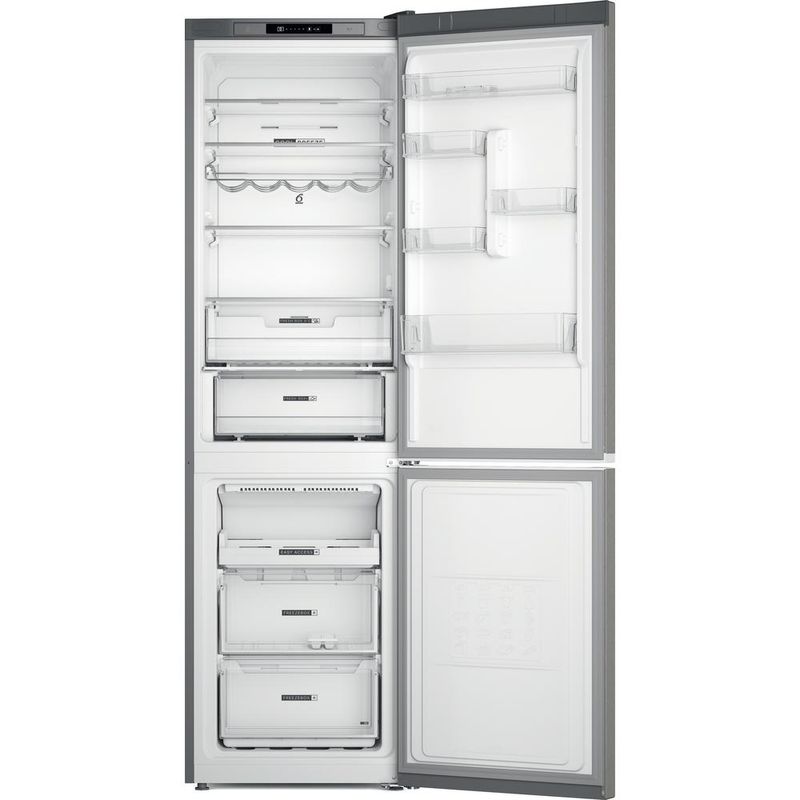 Whirlpool-Lodowka-z-zamrażarką-Wolnostojące-W7X-92I-OX-Optic-Inox-Dwudrzwiow-y-a-Frontal-open