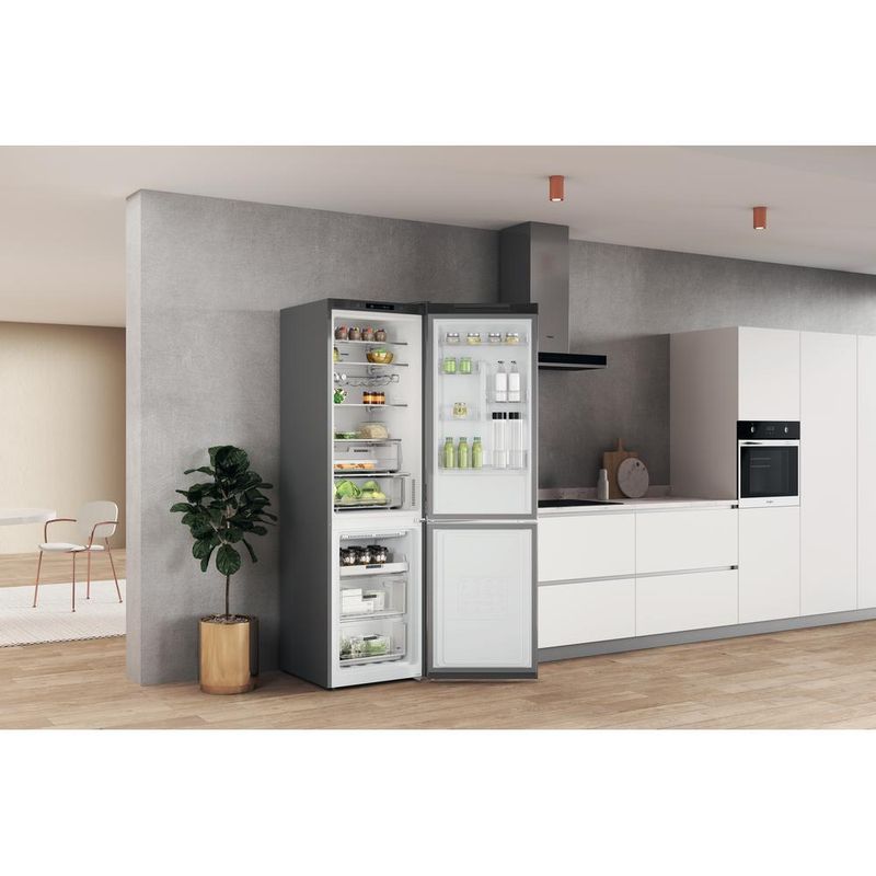 Whirlpool-Lodowka-z-zamrażarką-Wolnostojące-W7X-92I-OX-Optic-Inox-Dwudrzwiow-y-a-Lifestyle-perspective-open