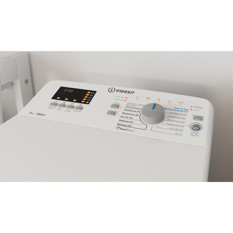 Indesit-Pralka-Wolnostojące-BTW-S60400-PL-N-Biel-Ładowana-od-gory-C-Lifestyle-control-panel