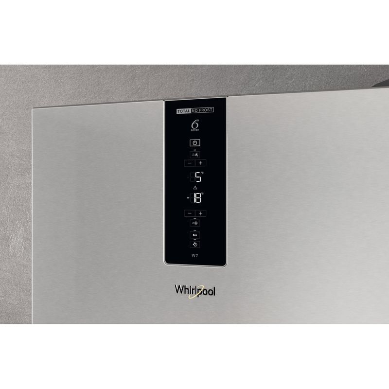 Whirlpool-Lodowka-z-zamrażarką-Wolnostojące-W7X-94T-SX-Saturn-Steel-Dwudrzwiow-y-a-Control-panel