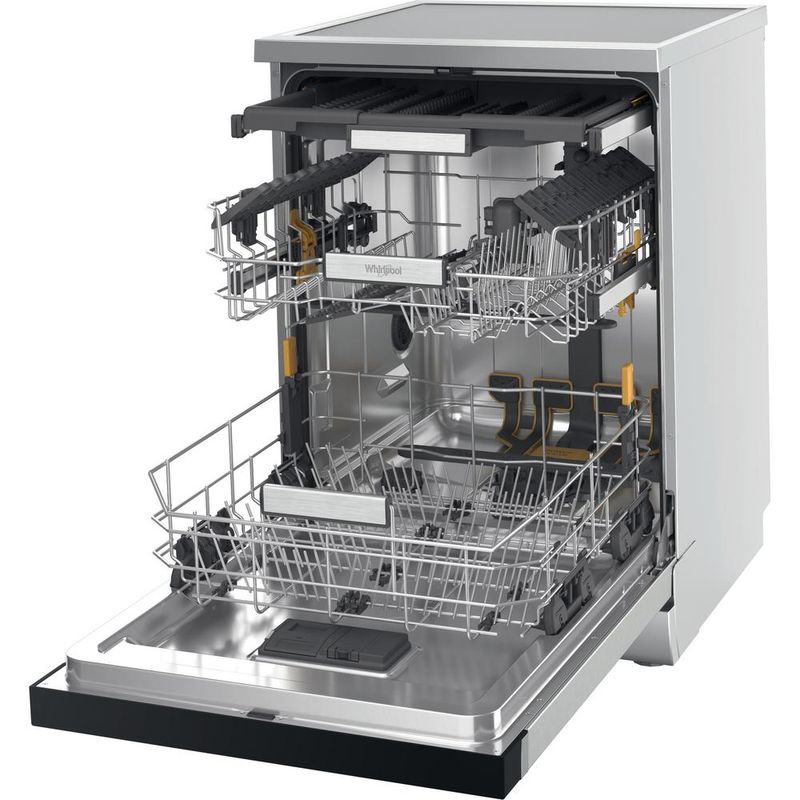 Whirlpool Zmywarka Wolnostojące W7F HS41 X Wolnostojące C Perspective open