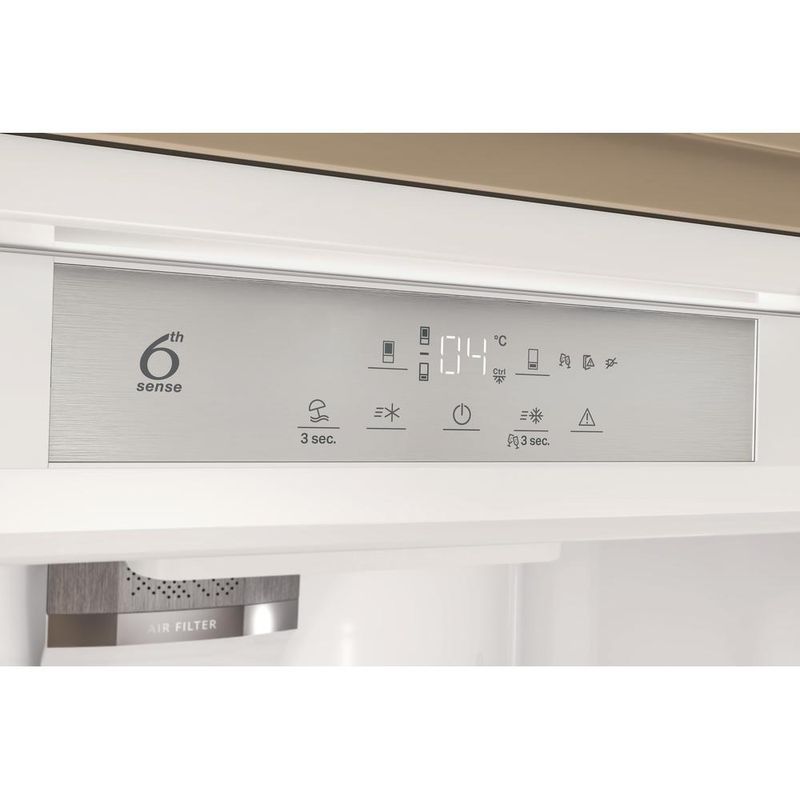 Whirlpool Lodówka z zamrażarką Do zabudowy SP40 812 EU 2 Biel Dwudrzwiow(y)a Control panel