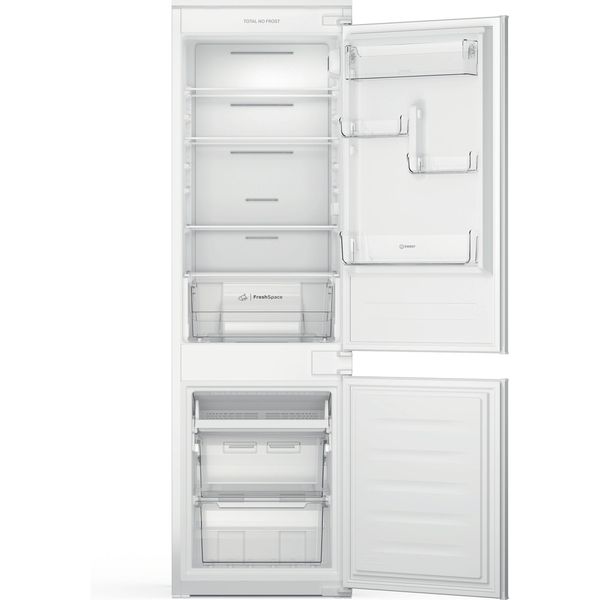 Indesit-Lodowka-z-zamrażarką-Do-zabudowy-INC18-T112-Biel-Dwudrzwiow-y-a-Frontal-open