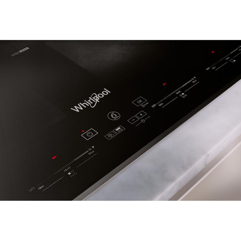 Whirlpool Płyta grzewcza SMO 654 OF/BT/IXL Czarny Induction vitroceramic Lifestyle control panel