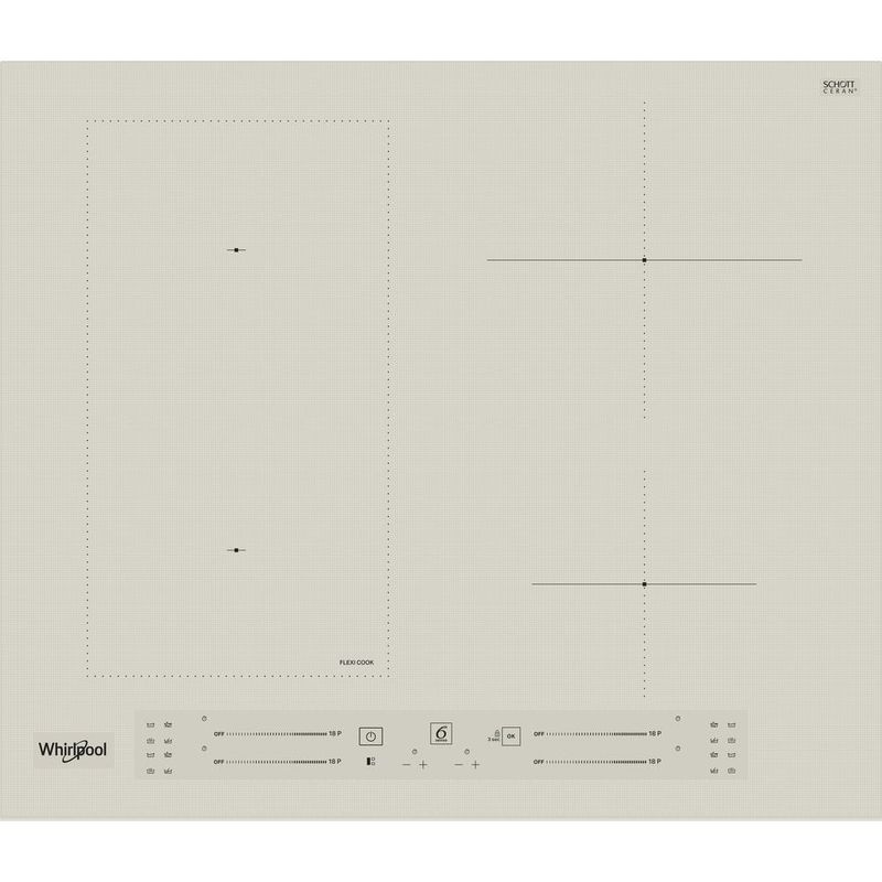 Whirlpool Płyta grzewcza WL S2760 BF/S Szampański Induction vitroceramic Frontal