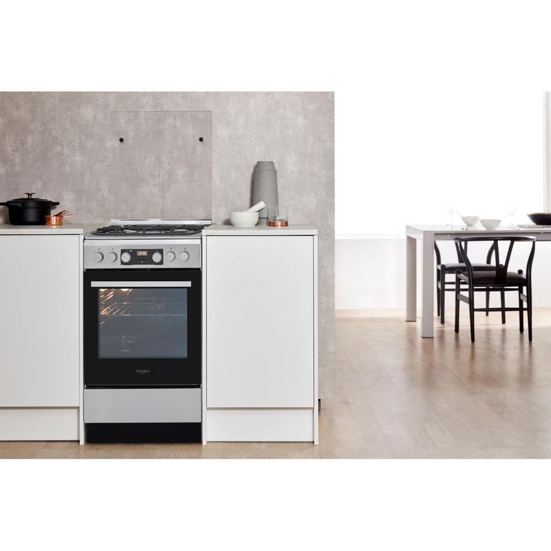 Whirlpool-Kuchenka-WS5G8CHX-E-Inox-Gazowy-Lifestyle-frontal