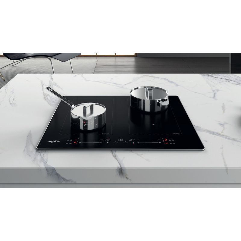 Whirlpool-Płyta-grzewcza-WL-S8560-AL-Czarny-Induction-vitroceramic-Lifestyle-frontal-top-down