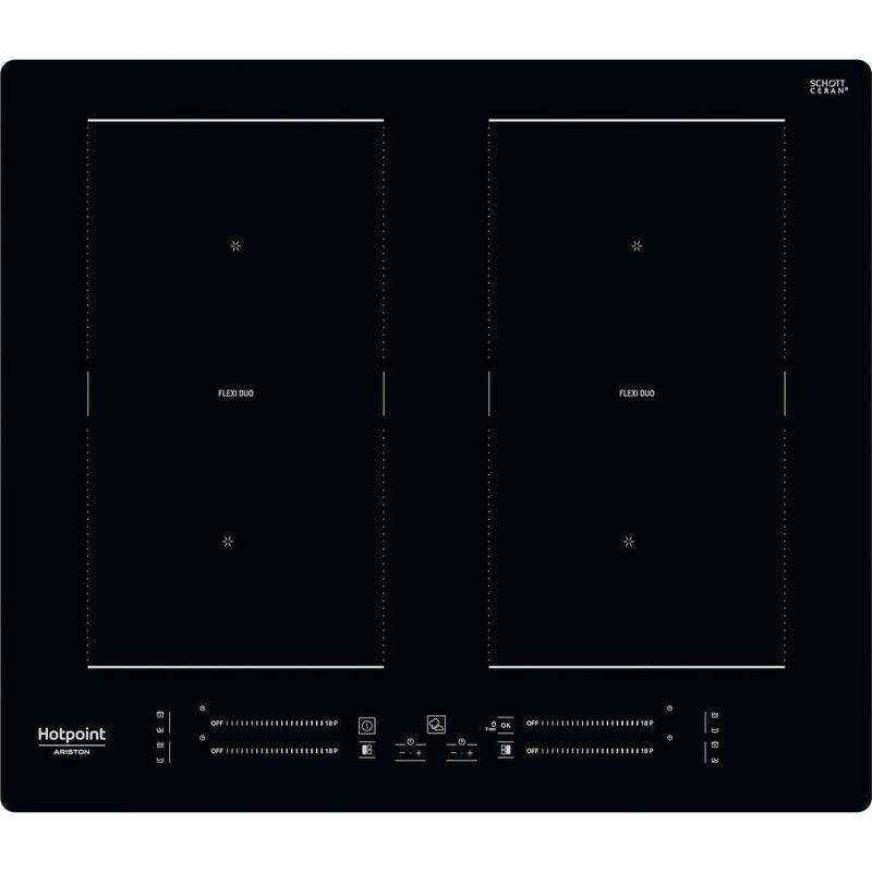 Hotpoint_Ariston Płyta grzejna HS 5160C NE Czarny Induction vitroceramic Frontal