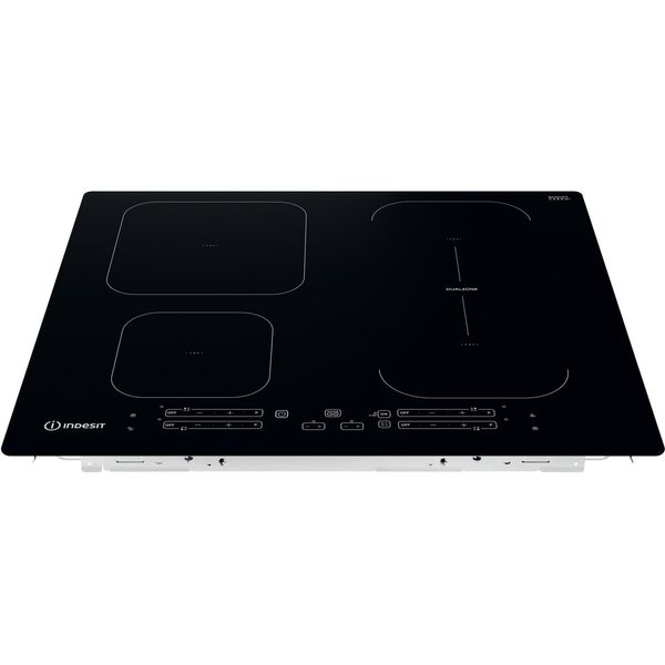 Indesit-Płyta-grzewcza-IB-65B60-NE-Czarny-Induction-vitroceramic-Frontal-top-down