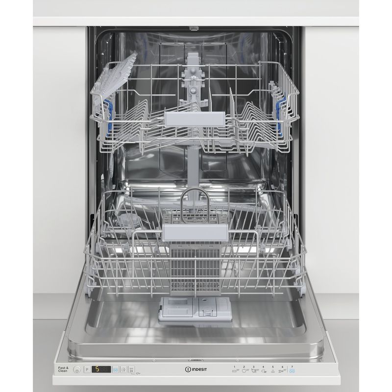 Indesit Zmywarka Do zabudowy DIC 3B+16 A Zintegrowane F Frontal open