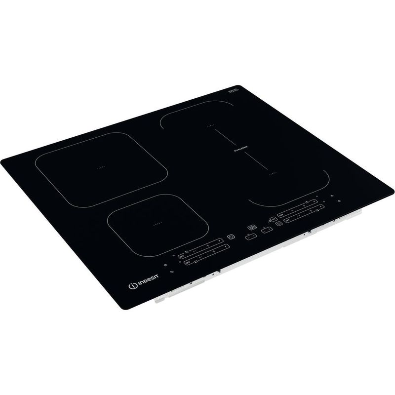 Indesit Płyta grzewcza IB 65B60 NE Czarny Induction vitroceramic Perspective