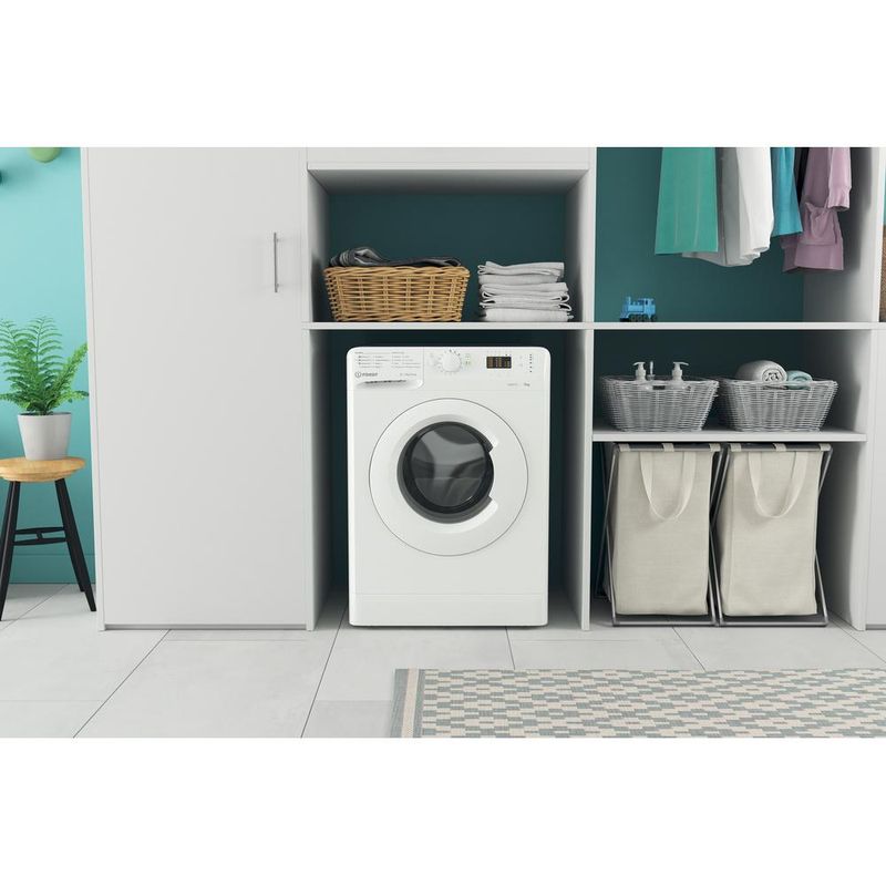 Indesit Pralka Wolnostojące MTWA 71252 W PL Biel Ładowany od frontu E Lifestyle frontal