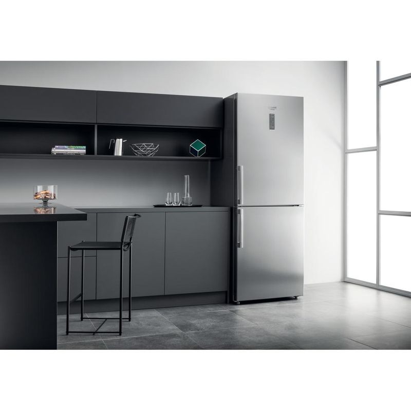 Hotpoint_Ariston Chłodziarka/zamrażarka Wolnostojący HA70BE 72 X Optyczny Inox Dwudrzwiow(y)a Lifestyle perspective