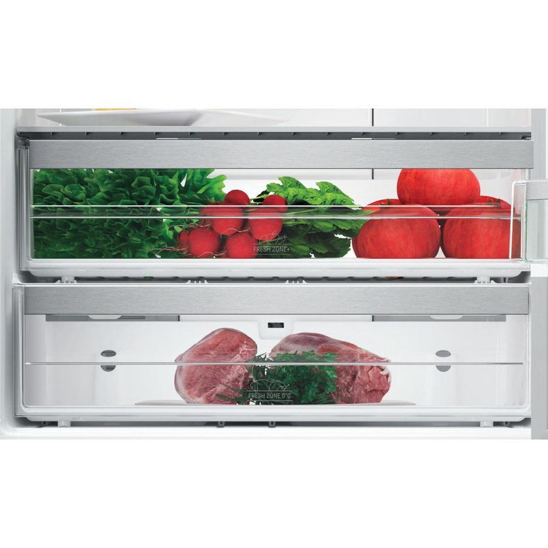 Hotpoint_Ariston Chłodziarka/zamrażarka Wolnostojący HA70BE 72 X Optyczny Inox Dwudrzwiow(y)a Drawer