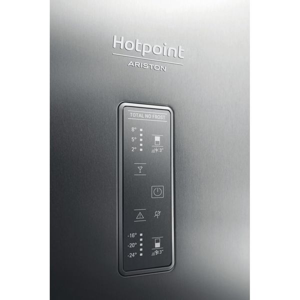 Hotpoint_Ariston Chłodziarka/zamrażarka Wolnostojący HA70BE 72 X Optyczny Inox Dwudrzwiow(y)a Control panel