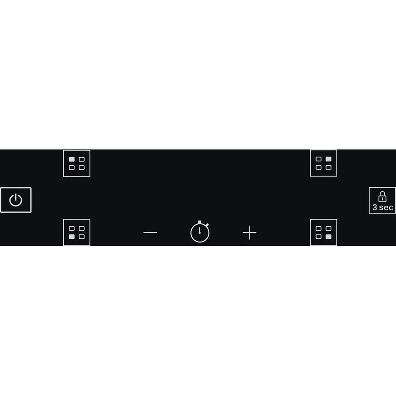 Whirlpool Płyta grzewcza WS Q4860 NE Czarny Induction vitroceramic Control panel