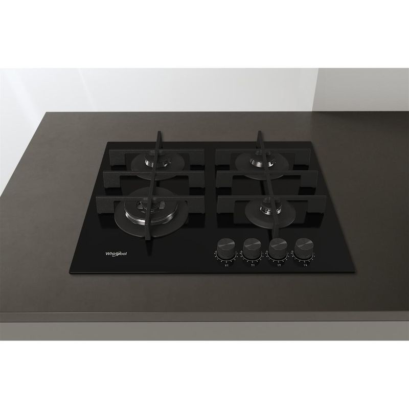 Whirlpool Płyta grzewcza AKWL 628/NB Czarny Gazowy Lifestyle frontal top down