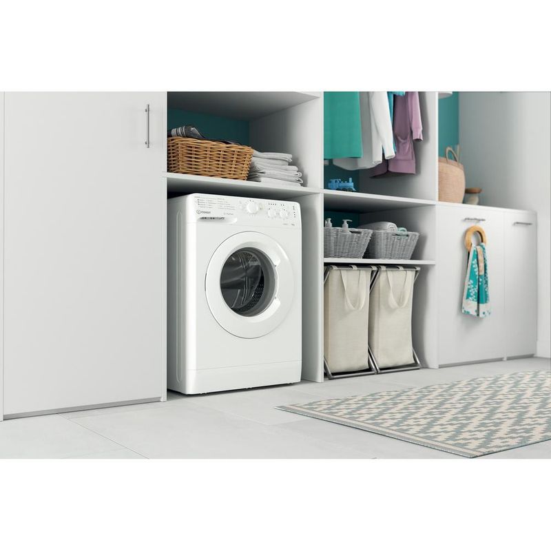 Indesit Pralka Wolnostojące MTWC 71252 W PL Biel Ładowany od frontu E Lifestyle perspective