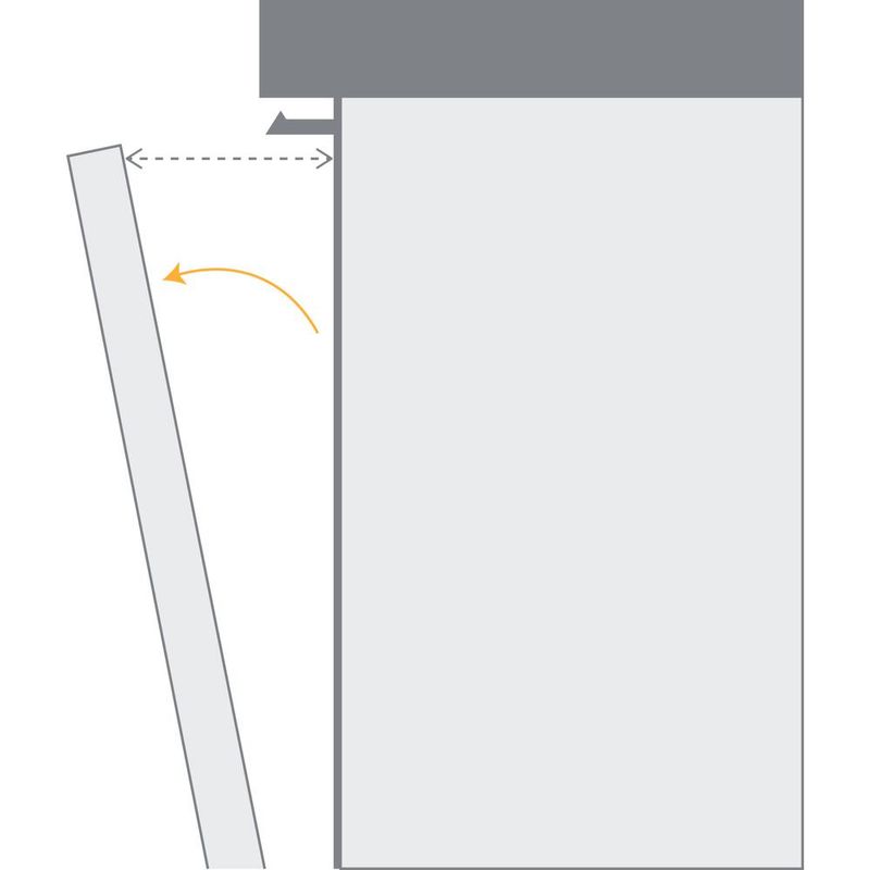 Whirlpool Zmywarka Do zabudowy WI 7020 PEF Zintegrowane E Back / Lateral