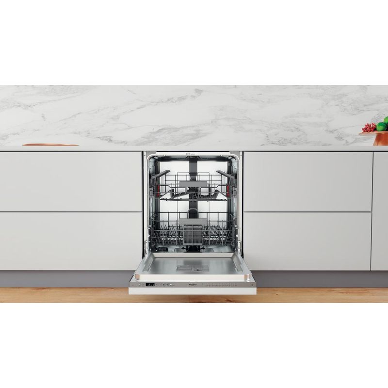 Whirlpool Zmywarka Do zabudowy WIO 3C23 E 6.5 Zintegrowane E Lifestyle frontal open