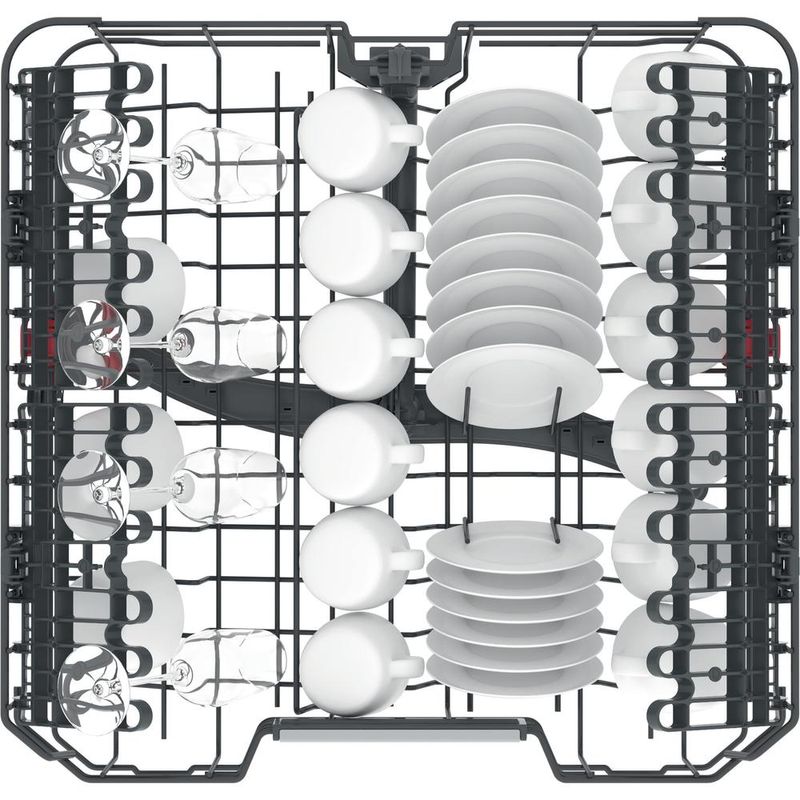 Whirlpool Zmywarka Do zabudowy WIO 3T133 PLE Zintegrowane D Rack