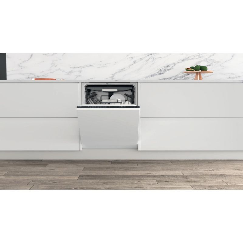 Whirlpool Zmywarka Do zabudowy WIP 4T133 PFE Zintegrowane D Lifestyle frontal open