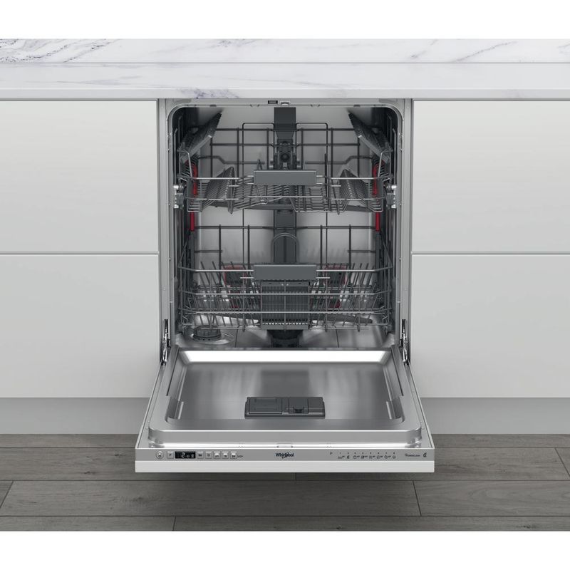 Whirlpool Zmywarka Do zabudowy WRIC 3C26  P Zintegrowane E Frontal open